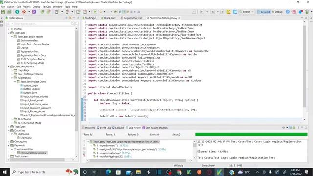 Katalon Automation Lesson - 15 | Custom Keywords | Custom Methods | смотреть онлайн