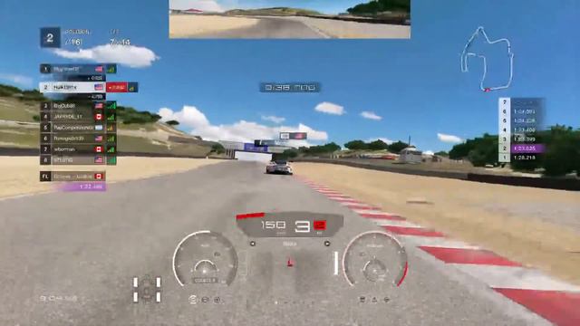 GT sport | Daily Race C | Laguna Seca Gr.3 | BMW POWER смотреть онлайн