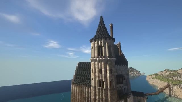 Small Minecraft Castle on an Island | Seafort | Episode 1 : Medieval Minecraft Town смотреть онлайн