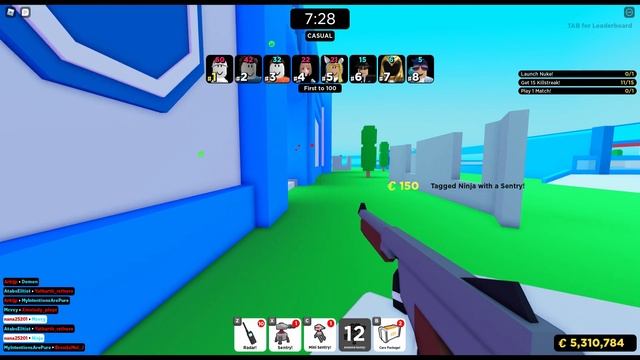 TOMMY GUN TEST ON BRIDGE 2021; ROBLOX BIG PAINTBALL смотреть онлайн