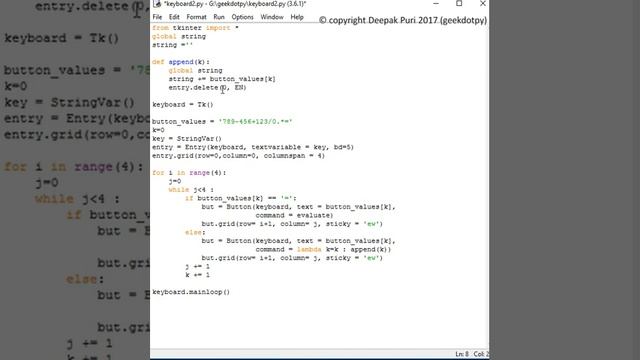 Simple Calculator in Python Part 3 смотреть онлайн