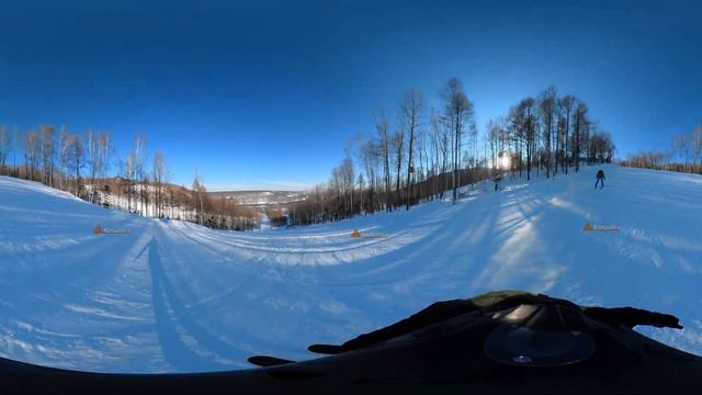 Холдоми - Спуск под подъемником