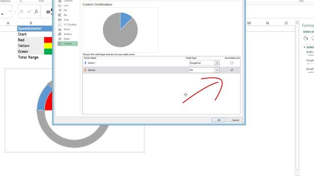 How to create Excel Gauge Chart | Speedometer Chart смотреть онлайн