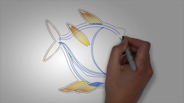 Морские обитатели РЫБА. Как легко нарисовать морских обитателей смотреть онлайн