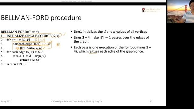 Single source shortest paths problem: Bellman-Ford algorithm and Dijkstra's algorithm смотреть онлайн