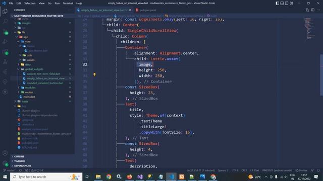 #12 || No Internet/Empty/Error Custom View || Multi Vendor eCommerce App Flutter/GetX/Laravel/Mysql смотреть онлайн