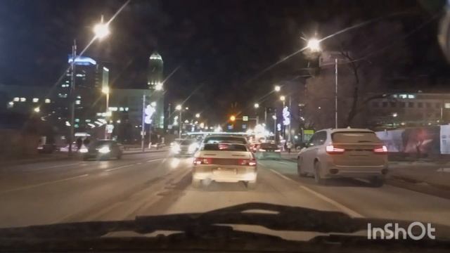 Вечерний Красноярск ,пробки.