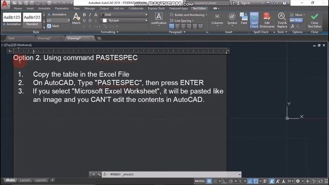 AutoCAD Tutorial | How to insert EXCEL TABLE in AutoCAD (2/2) смотреть онлайн