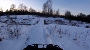 Зимняя крутая покатуха на Стелс леопард 650 YL 18+,  2023г