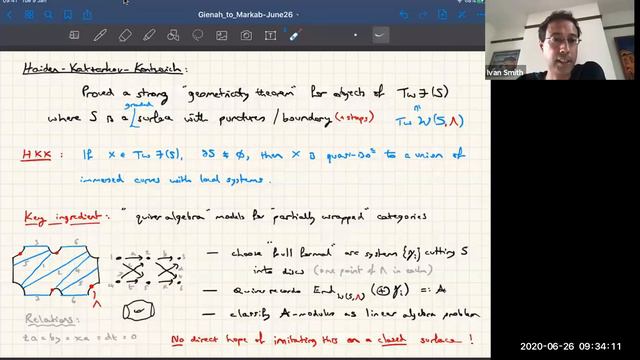 Ivan Smith: Fukaya categories of surfaces and the mapping class group смотреть онлайн