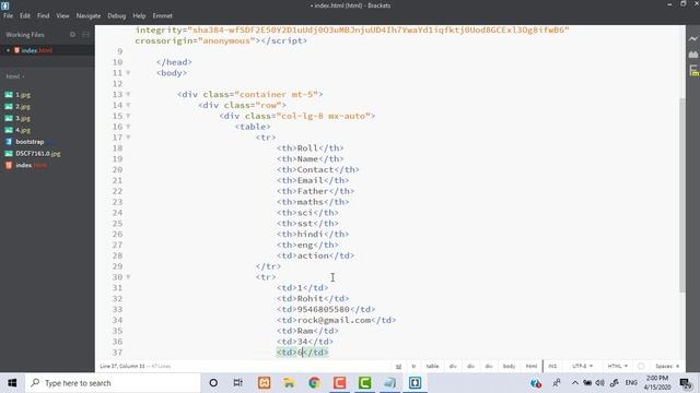 Bootstrap 4 4 Table смотреть онлайн