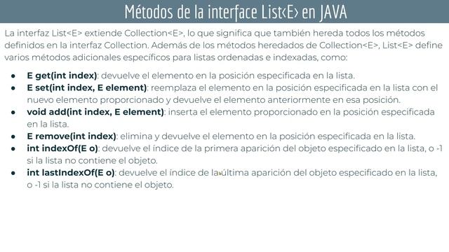 JAVA: Interface List ☕ DAM - DAW смотреть онлайн