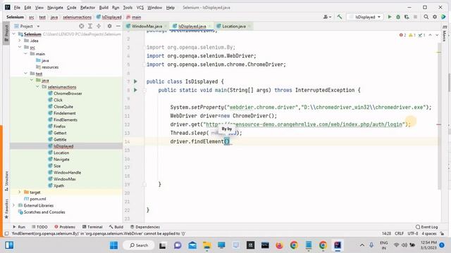 isDisplayed in selenium webdriver | isDisplayed command in selenium webdriver| isdisplayed () metho смотреть онлайн