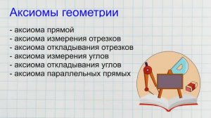 Аксиомы геометрии