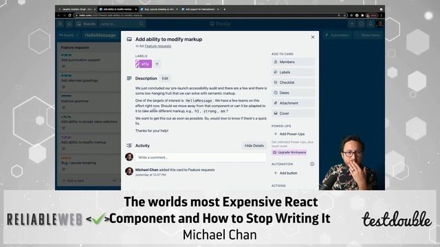 The Worlds Most Expensive React Component | Michael Chan | Reliable Web Summit 2021 смотреть онлайн