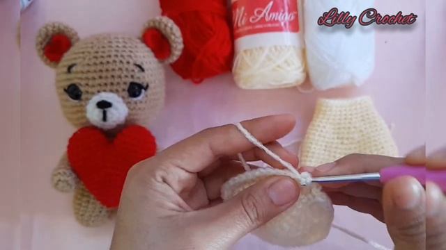 ? Osito Amigurumi ♥ Amor Y Amistad ♥