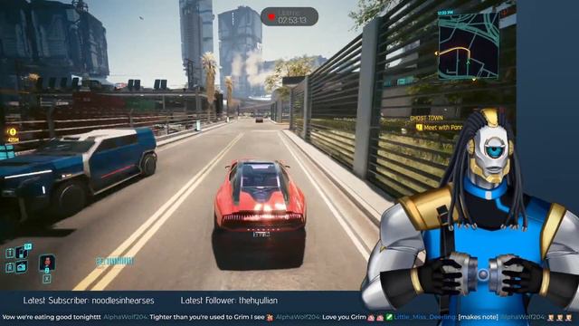 Grim Gearheart Plays Cyberpunk 2077 Phantom Liberty - Part 3 смотреть онлайн