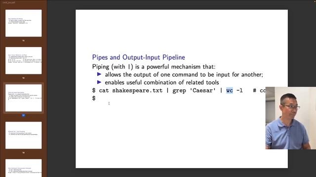 Part 1 of Command Lines: A lecture on basic commands for text processing and statistics смотреть онлайн