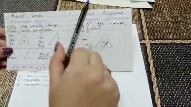 Present Simple and Present Progressive смотреть онлайн