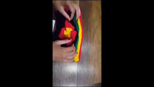 Растаманка шапка МК спицами смотреть онлайн