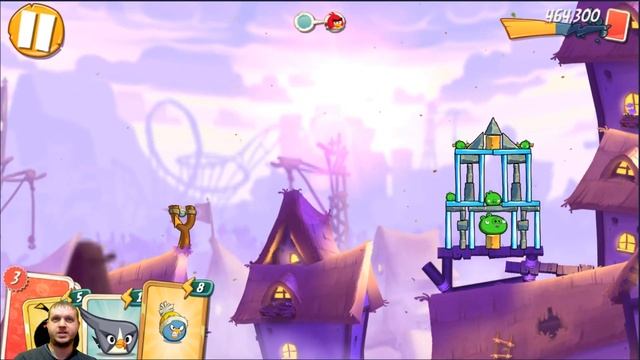 GameBox играет в Angry birds 2 ОТКРЫВАЕМ Последнюю птицу Злые птички смотреть онлайн