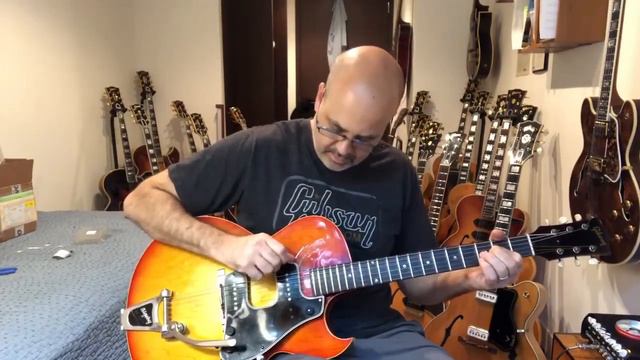 Demo ES125 with McCarty Pickup смотреть онлайн