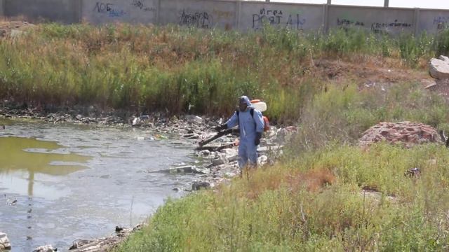 Обработка внутригородских водоемов от комаров смотреть онлайн