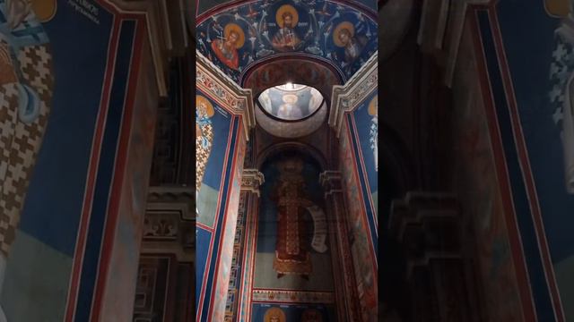Фрески Святоуспенкого собора. Крагуевац, Сербия #успениепресвятойбогородицы #сербия #srbija смотреть онлайн