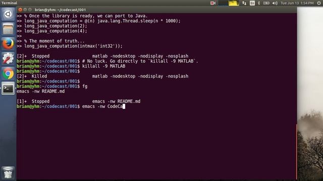 Episode 001 - Handling Matlab interrupts in Java смотреть онлайн