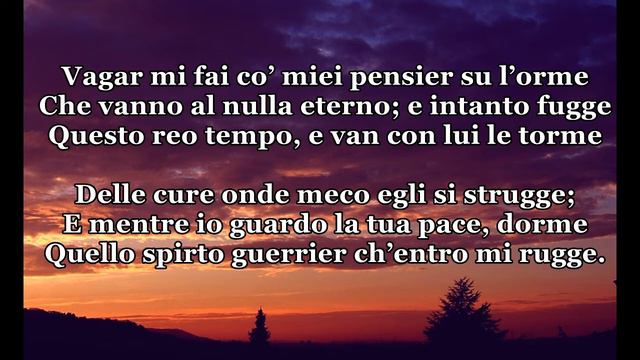 G. M. Faveto - Due madrigali dai sonetti "Alla sera" e "A Zacinto" di Ugo Foscolo (1778-1827) смотреть онлайн