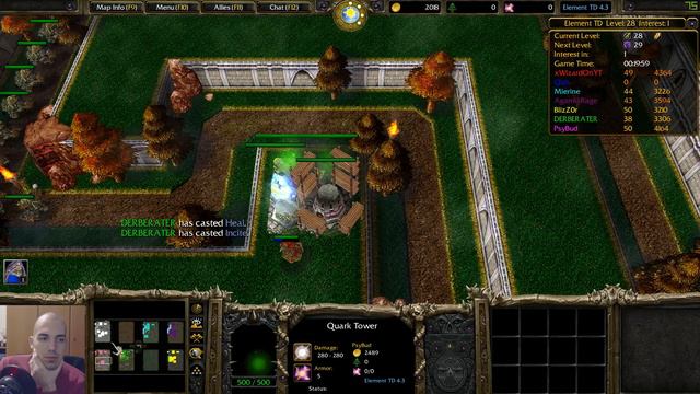 Warcraft 3 | Element TD 4.3 | Radius Tower смотреть онлайн