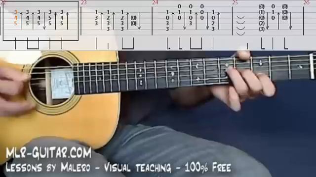 Guitar Cover / Tab "Angie" by MLR-Guitar смотреть онлайн