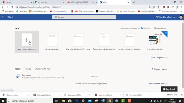 Cómo usar Office Word, excel, power point (Online) 2020 Gratis смотреть онлайн
