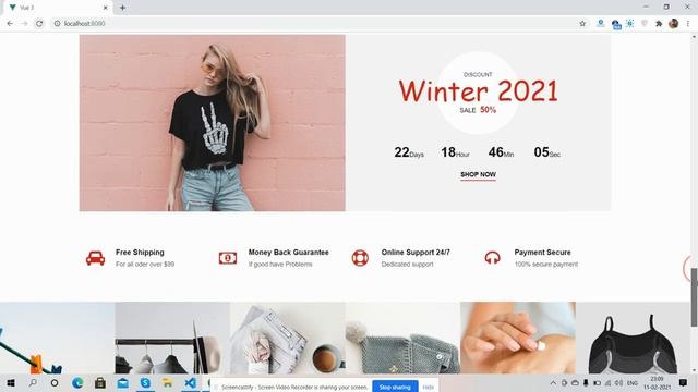 Vuejs | Vue3 Fashion Ecommerce Template смотреть онлайн