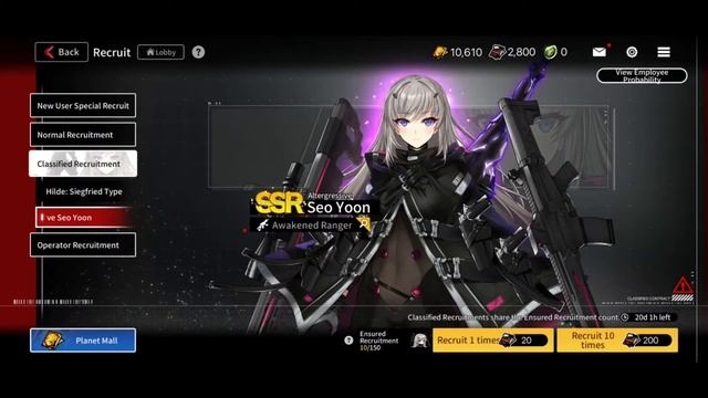 Altergressive Seo Yoon Summon - Counter:Side