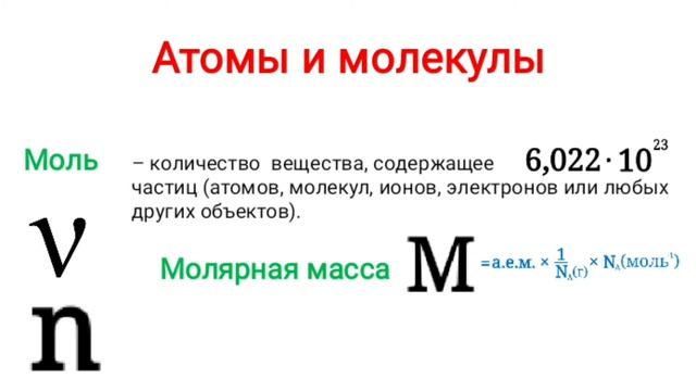 Основные понятия общей химии