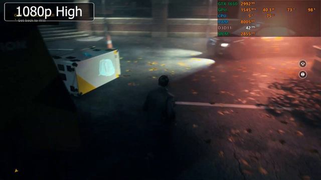 Quantum Break - GTX 1650 - MSI GF63 Thin - Intel i5 - 1080p смотреть онлайн