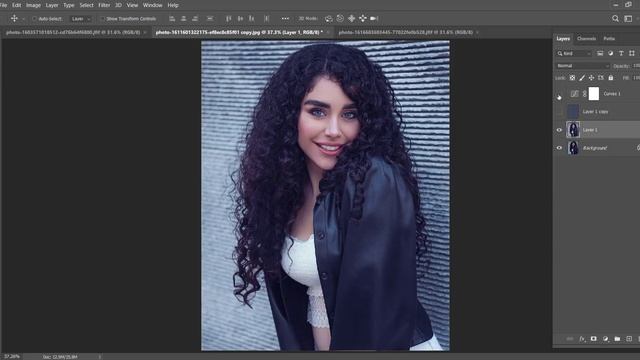 Color correction with blur average in Photoshop 2021 | Multitalent Video смотреть онлайн