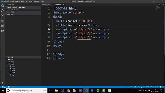 React - #1 Introdução e Criação do Primeiro Componente смотреть онлайн