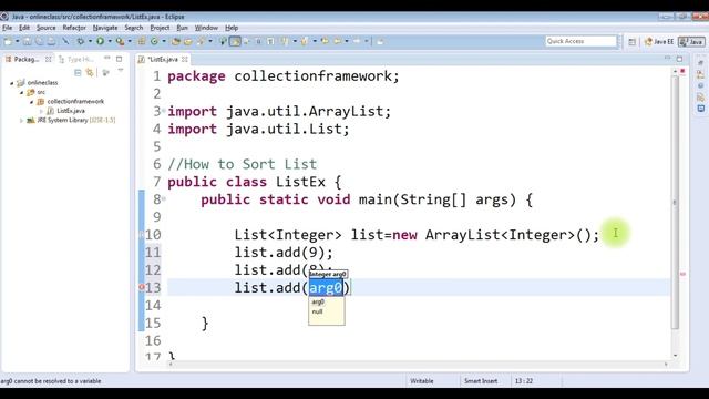 How to Sort a List in Java | Collections.sort() in Java with Examples смотреть онлайн