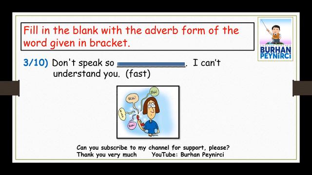Adverbs of Manner - Careful-carefully - Exercises + PDF - Easy English Lesson смотреть онлайн