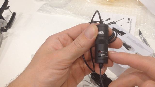 Лучший петличный микрофон с AliExpress Boya BY-M1. Распаковка посылки! смотреть онлайн