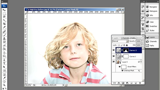 Портрет в высоком ключе.