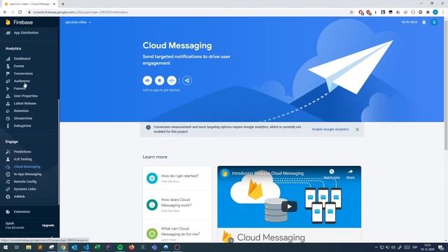 DJANGO - Cloud Messaging - Creando proyecto en firebase смотреть онлайн