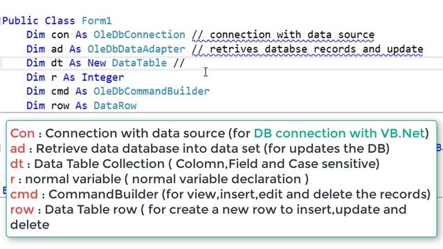 How To Connect Access Database to VB.NET in Tamil | Program to Insert , Update ,Search and Delete смотреть онлайн