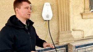 Установка зарядной станции BYD в Узбекистане, город Ургенч.