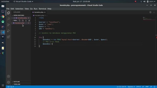 Demonstrasi Cara Mengkoneksikan MySQL dan PHP Menggunakan Library PDO смотреть онлайн