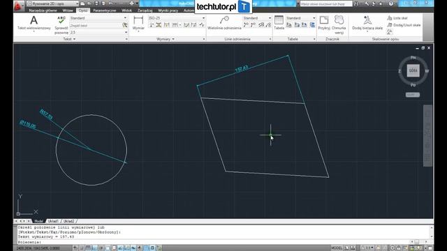AutoCAD - Wymiarowanie cz.1: Wymiary różnych obiektów смотреть онлайн