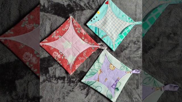 прихватки без окантовки или красота своими руками