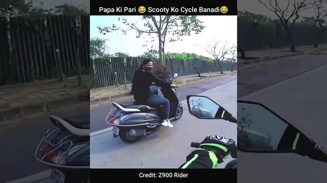 Papa ki Pari Ride Scooty ?| Jaldi Waha Se Hato | Police Ne Pakad li Without Any Reason смотреть онлайн